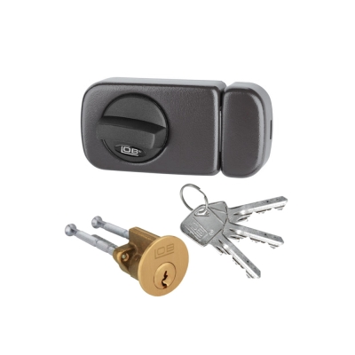 Допълнителна брава LOB TB51 – графит 50 мм Assa Abloy