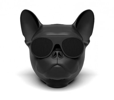 Безжична преносима Bluetooth колонка French bulldog Black matt