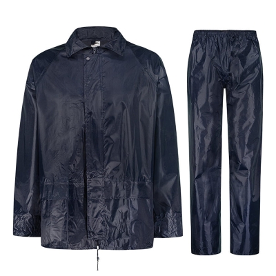 Полиестерен защитен костюм с PVC покритие - СИН