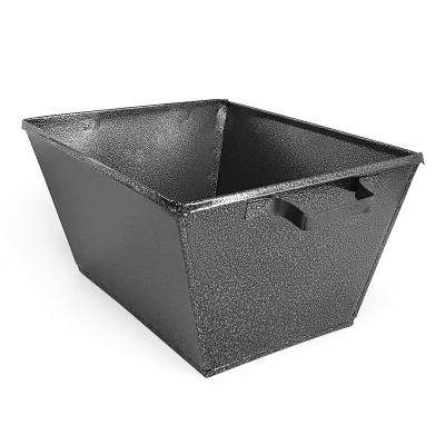 Кош за дърва прахово боядисан ШАГРЕН - СРЕБРО