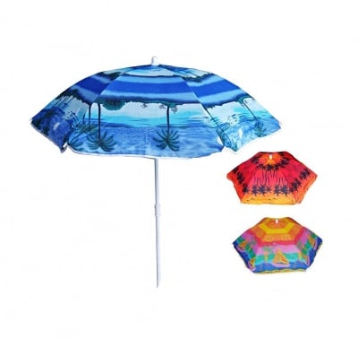 Плажен чадър - различни десени