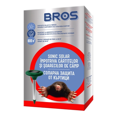 Соларен уред за борба с подземни гризачи BROS BS-419 - 800 м²