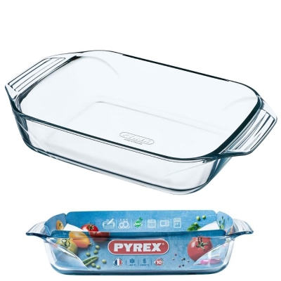 Термоустойчива тава с дръжки PYREX