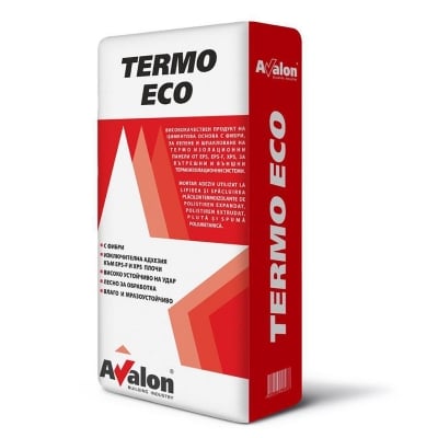 Лепило шпакловка Termo Eco White Avalon - 25 кг