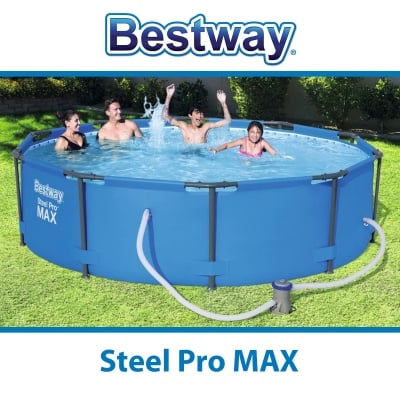Сглобяем басейн с филтърна помпа BESTWAY Steel Pro MAX - 305 х 76 см