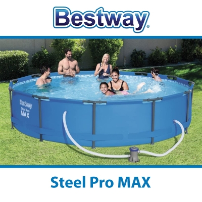 Сглобяем басейн с филтърна помпа BESTWAY Steel Pro MAX - 366 х 76 см