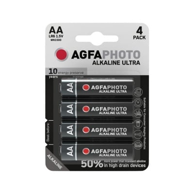 Батерия AGFAPHOTO Alkaline Ultra LR6 / 1.5 V - 4 броя
