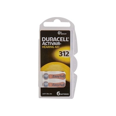Батерия за слухов апарат DURACELL Activ Air 312