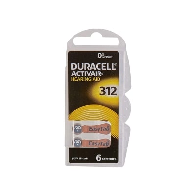 Батерия за слухов апарат DURACELL Activ Air 312