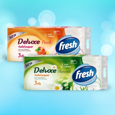 Тоалетна хартия FRESH Delux - 10 броя