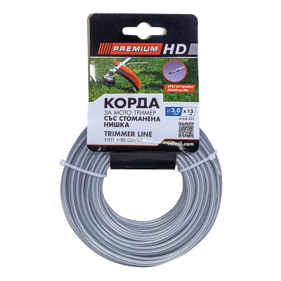 Корда за мото тример Premium HD - 3 мм / КРЪГ