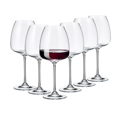Комплект чаши за червено вино 6 бр Anser Bohemia