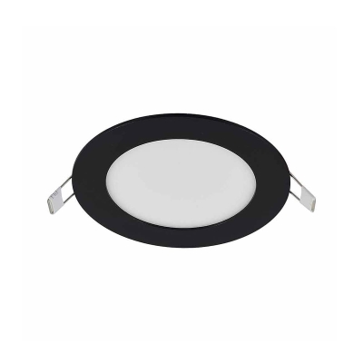 Кръгъл LED панел VIVALUX Este ЧЕРЕН - 4 000 K / 6 W