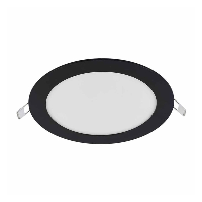 Кръгъл LED панел VIVALUX Este ЧЕРЕН - 4 000 K / 12 W