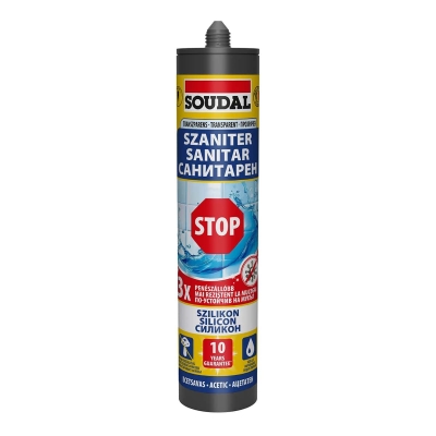 Санитарен силикон SOUDAL STOP - 280 мл
