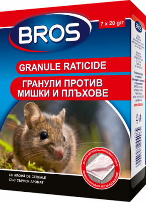 Отрова на гранули против мишки БРОС 140 гр.