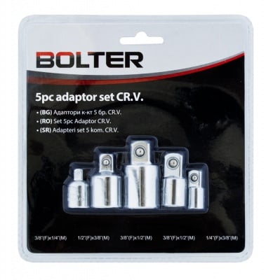 Адаптори 5 броя Cr - V XG53124 BOLTER