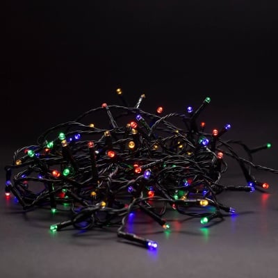 LED - Коледни лампички  за външна употреба 24м -  Многоцветни