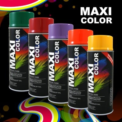 Бързосъхнеща акрилна спрей боя Maxi Color