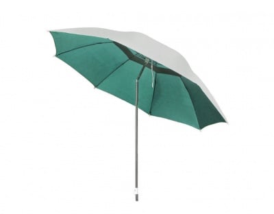 Плажен чадър с алуминиево покритие и чупещо се рамо WUB12 зелен ø 220 см