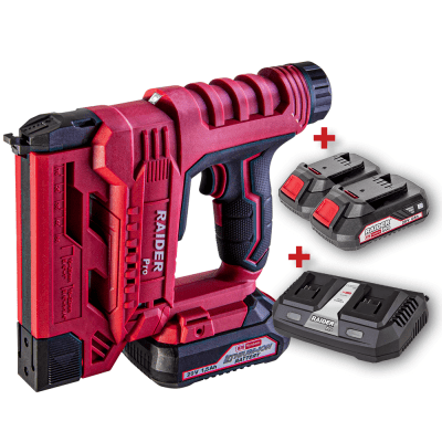 ПРОМО пакет RAIDER R20 SST20 - Акумулаторен комбиниран такер + Зарядно + Батерия 1x 2Ah