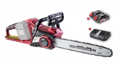 ПРОМО ПАКЕТ RAIDER R20 SBCS20 Акумулаторен верижен трион + 2 х 2 Аh батерии + двойно зарядно