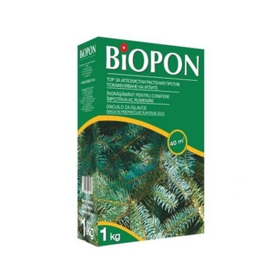 Гранулиран тор за иглолистни растения против покафеняване на иглите BIOPON 1 кг