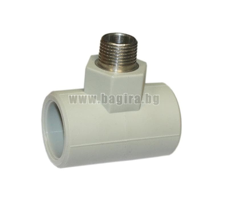 ППР тройник с външна резба ф25 3/4 | Bagira