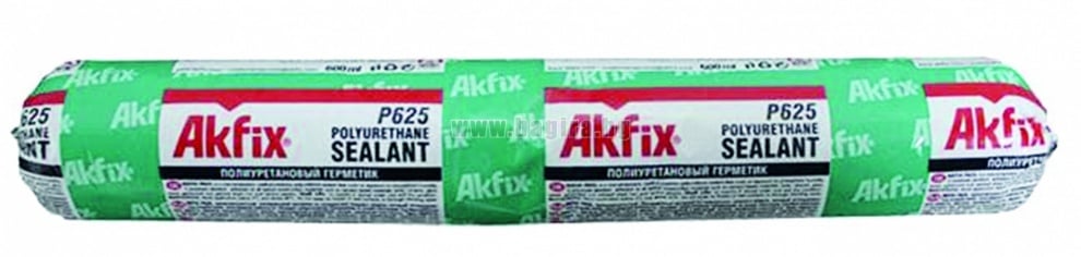 Akfix P645 polyurethane sealant-adhesive, brown, 600 ml