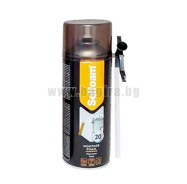 Polyurethane installation foam Selsil Selfoam, 300 ml