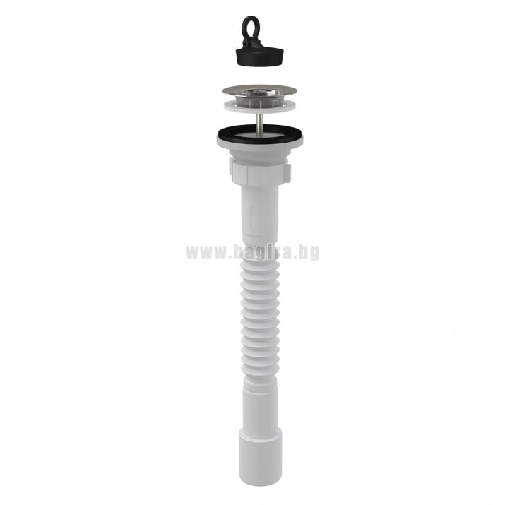 Гъвкава връзка 1 1/4"×32/40 с пластмасова гайка + витло за мивка с ...