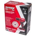 Акумулаторна безчеткова бормашина RAIDER RDP-PBCDI20 Solo Pro R20 с 2 скорости - 10 мм / 50 Nm