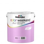 Матов латекс 2.5 л. Dekorator Color Weekend Mat Матов латекс Нежно розово 2.5 л. Dekorator Color Weekend Mat