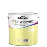 Матов латекс 2.5 л. Dekorator Color Weekend Mat Матов латекс Лимонов пай 2.5 л. Dekorator Color Weekend Mat