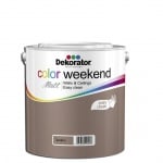 Матов латекс 2.5 л. Dekorator Color Weekend Mat Матов латекс Трюфел 2.5 л. Dekorator Color Weekend Mat