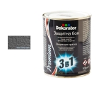 Алкидна боя 3 в 1 - Dekorator Алкидна боя 3 в 1 черен хамер ефект - Dekorator