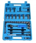 КОМПЛЕКТ ВЛОЖКИ И ТРЕСЧОТКА 3/8" - 1/4" C-MART K0013