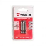 Комплект битове PZ1 PZ2 PZ3 L50 мм 1 / 4 WÜRTH