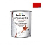 Екстра алкидна боя Dekorator Life Style -2.5 л. Екстра алкидна боя Dekorator Life Style трафик червен