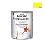 Екстра алкидна боя Dekorator Life Style -2.5 л. Екстра алкидна боя Dekorator Life Style цинково жълт