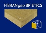 Фасадна каменна вата BP ETICSplus 600х1000х80мм. FibranGeo