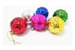 Комплект 6 топки за елха - разноцветни