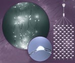 LED Каскада 200 броя лампички " Купър " - студено бяла светлина