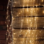 LED Каскада 200 броя лампички " Купър " - студено бяла светлина