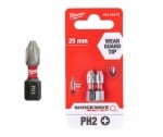 Кoмплект ударни накрайници PH2 x 25 мм 2бр. Milwaukee