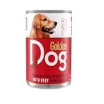 Храна за кучета Golden Dog - месо в сос - 415 гр Храна за кучета Golden Dog - телешко - 415 гр