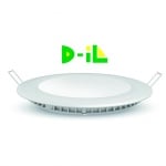 Кръгъл LED панел за вграждане D-iL Кръгъл LED панел за вграждане - 6 W / студена светлина