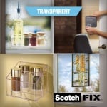 Двустранна ПРОЗРАЧНА монтажна лента 3M Scotch FIX - 19 мм