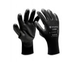 Монтажни ръкавици с черен полиуретан Black PU WURTH