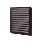 Метална кафява вентилационна решетка с мрежа MVMs 250 - 125 мм Vents Метална вентилационна решетка с мрежа MVMs 250 x 250 x 234 Vents
